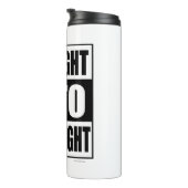 Bouteilles Isothermes Logo Du Slogan De Nuit En Jeu (Tourné sur la droite)