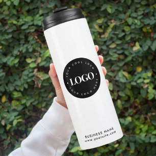Bouteilles Isothermes Logo et entreprise de texte personnalisés minimes