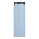 Bouteilles Isothermes Logo et texte personnalisés en bleu clair (Dos)