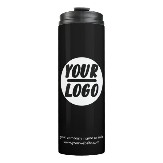 Bouteilles Isothermes logo professionnel et texte (Devant)