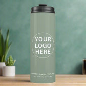 Bouteilles Isothermes Logo Sage Green L Professionnel Marque professionn