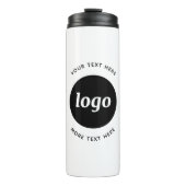 Bouteilles Isothermes Logo Simple Avec Entreprise Texte (Devant)