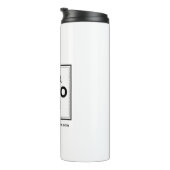 Bouteilles Isothermes Logo simple et société de site Web (Tourné sur la droite)