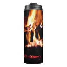 Logs dans la cheminée Photographie de feu chaud