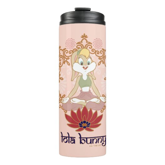 Bouteilles Isothermes Lola Bunny Yoga Lotus Pose (Devant)