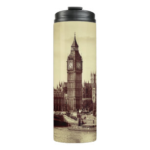 Bouteilles Isothermes Londres Westminster avec Big Ben et pont. vieux, l