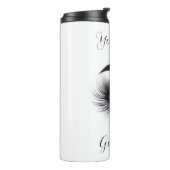 Bouteilles Isothermes Longue Black Wispy Eyelashes Lash Extensions Beaut (Tourné sur la gauche)