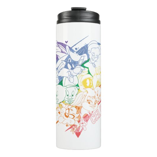 Bouteilles Isothermes LOONEY TUNES™ - Love and Celebrate (Devant)