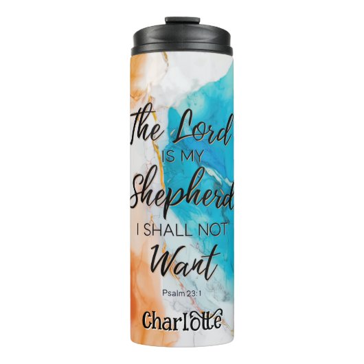 Bouteilles Isothermes Lord My Shepherd Psaume 23 (Devant)