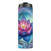 Bouteilles Isothermes Lotus Flower Cosmic Galaxy Harmony (Devant)