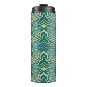 Bouteilles Isothermes Lotus Ikat Motif - Le Lotus Blanc