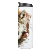 Bouteilles Isothermes Loup   (Tourné sur la droite)