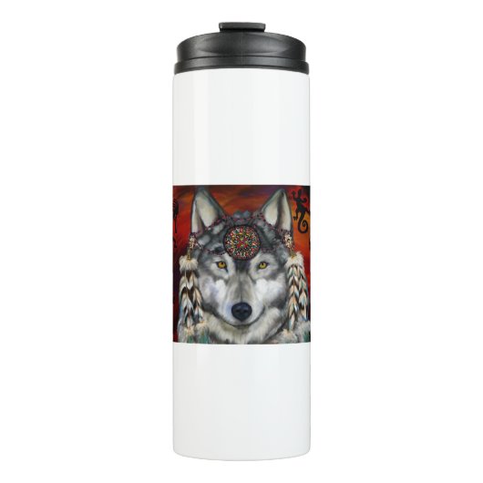 Bouteilles Isothermes Loup Gris (Devant)