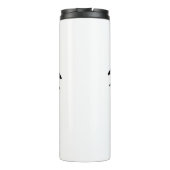 Bouteilles Isothermes Loup tribal noir et blanc (Dos)