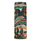 Bouteilles Isothermes Loups du désert dans un paysage tribal (Dos)