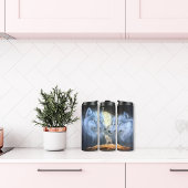 Bouteilles Isothermes Loups majestueux hurlant sous une Pleine lune