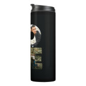 Bouteilles Isothermes LOVE - 4 Couples/Famille Collage photo - Noir (Tourné sur la droite)