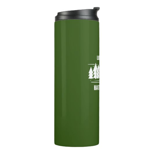 Bouteilles Isothermes Love Camping, Campings Hate (Tourné sur la gauche)