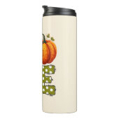 Bouteilles Isothermes LOVE - Citrouille mignon et lettres de points Polk (Tourné sur la droite)