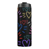 Bouteilles Isothermes Love Colored Hearts (Devant)