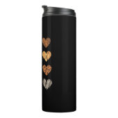 Bouteilles Isothermes Love Heart Leopard Cute Valentine's Day (Tourné sur la droite)