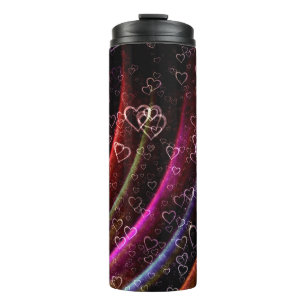 Bouteilles Isothermes Love Hearts Rideau Texture Sublimation