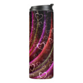 Bouteilles Isothermes Love Hearts Rideau Texture Sublimation (Tourné sur la gauche)