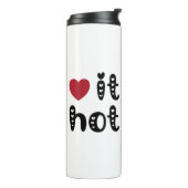 Bouteilles Isothermes Love It Hot with Hearts (Tourné sur la gauche)