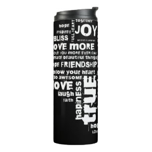 Bouteilles Isothermes Love Joy Inspiration Mots Saint Valentin