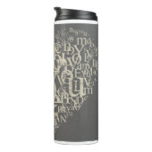 Bouteilles Isothermes Love Thermal Tumbler (Tourné sur la droite)