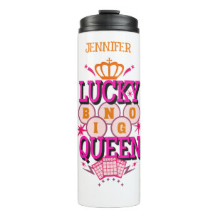Bouteilles Isothermes Lucky Bingo Queen /nom modifiable