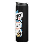 Bouteilles Isothermes Lucky Cat Art – Maneki Neko with Gold Coin (Tourné sur la droite)