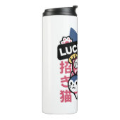 Bouteilles Isothermes Lucky Cat Maneki Neko – Japanese Fortune Cat  (Tourné sur la gauche)