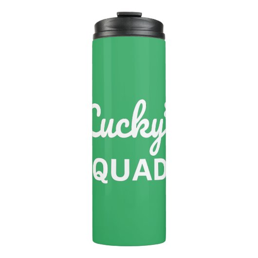 Bouteilles Isothermes Lucky Squad St. Patrick's Day (Devant)