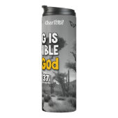 Bouteilles Isothermes LUKE 1:37 Rien D'Impossible Avec Dieu (Tourné sur la droite)