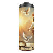 Bouteilles Isothermes Lumière Divine, Scène De Rédemption Sacrée (Devant)