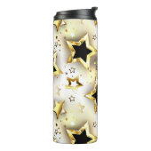 Bouteilles Isothermes Lumière transparente avec étoiles or (Tourné sur la gauche)