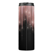 Bouteilles Isothermes Lumières en cascade Monogramme Rose Gold ID789 (Dos)