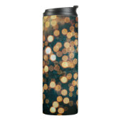 Bouteilles Isothermes lumières fond abstrait, arrière - plan, noir, flou (Tourné sur la gauche)