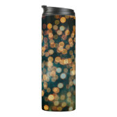 Bouteilles Isothermes lumières fond abstrait, arrière - plan, noir, flou (Tourné sur la droite)