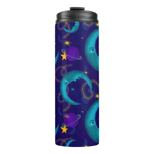 Bouteilles Isothermes Lune céleste et étoiles (Devant)