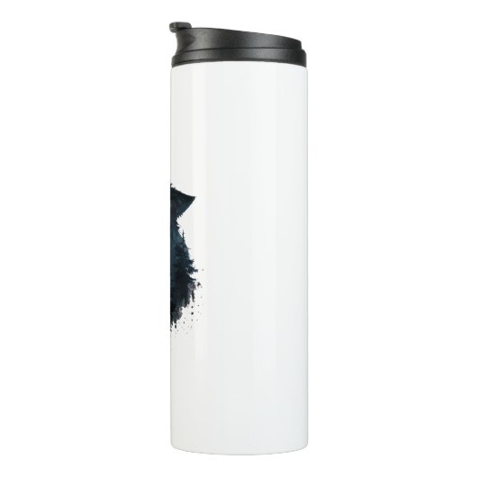 Bouteilles Isothermes Lune de la forêt de Wolf Howl (Tourné sur la droite)