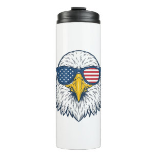 Bouteilles Isothermes Lunettes de soleil aigle patriotique dessin vector