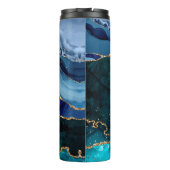 Bouteilles Isothermes Lux Peacock Agate & Gold (Dos)