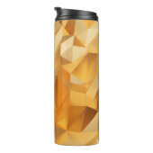 Bouteilles Isothermes Luxe design moderne or polygone arrière - plan 3d (Tourné sur la droite)