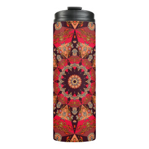 Bouteilles Isothermes Luxueux mandala sans couture, starry floral.