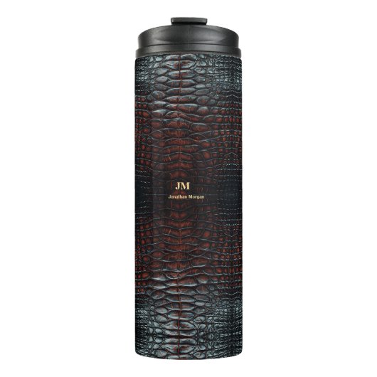 Bouteilles Isothermes Luxury Executive Monogram Premium Leather (Devant)