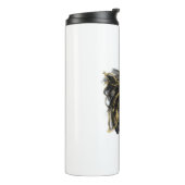 Bouteilles Isothermes Luxury Gold and Black Abstract Marble (Tourné sur la gauche)