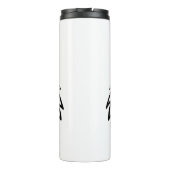 Bouteilles Isothermes Lynx tribale noire et blanche (Dos)