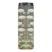 Bouteilles Isothermes Lys d'eau, libellules, Marais Art Nouveau (Dos)